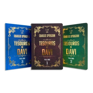 Box 3 Livros Tesouros de Davi | Charles Spurgeon | Capa Dura