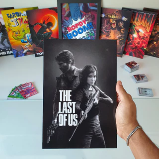 The Last of Us Placa decorativa mdf quadro decoração presente / Jogos / Games / Setup Gamer