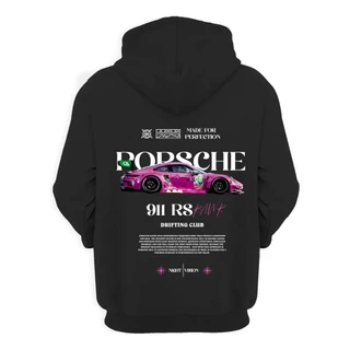 Moletom Porsche 911 Rs MotoSport Racing Unissex Masculino E Feminino