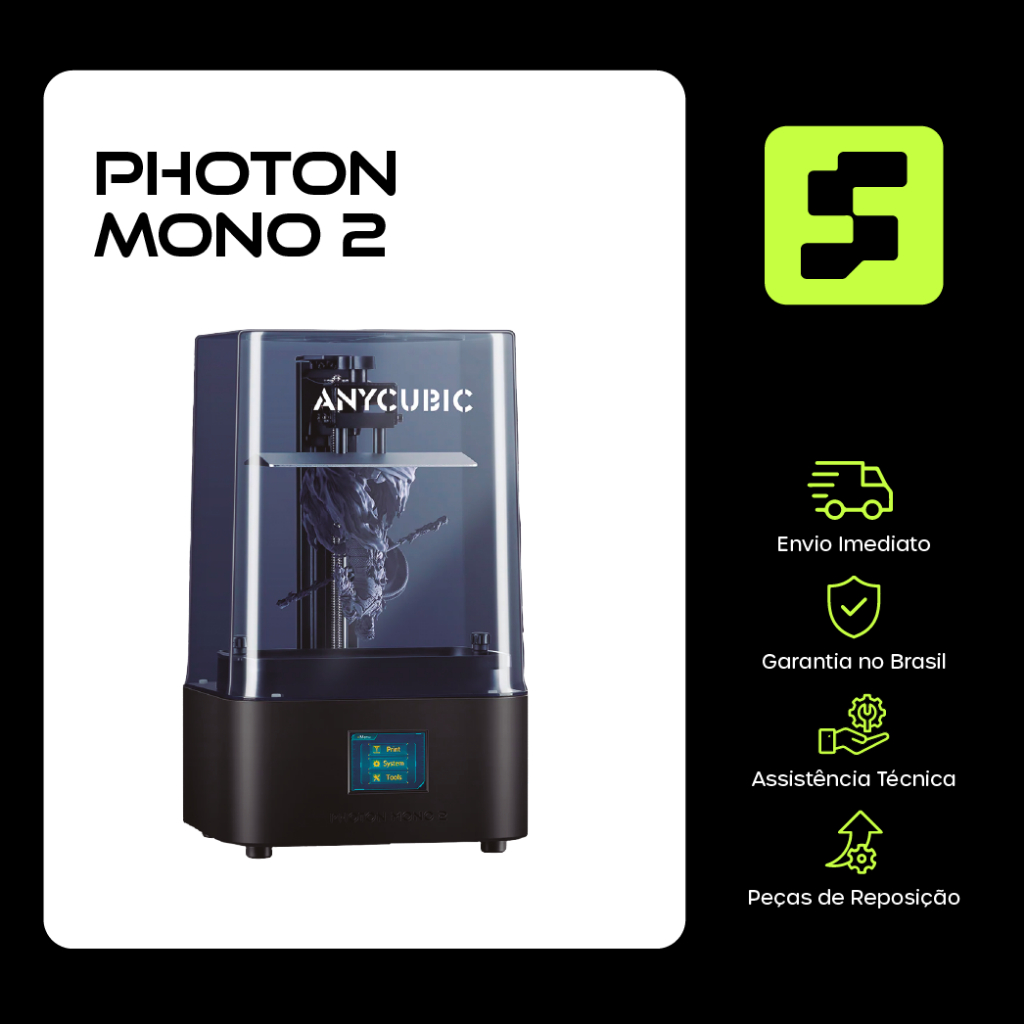Impressora 3D ANYCUBIC - Modelo Photon Mono 2 4K