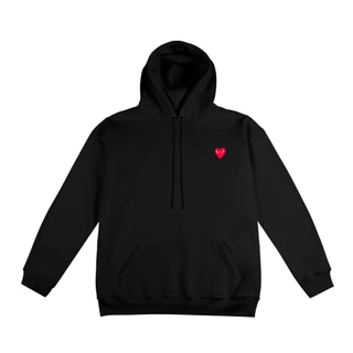 Moletom Streetwear Personalizado Comme 2 Cabos Com Capuz Unissex