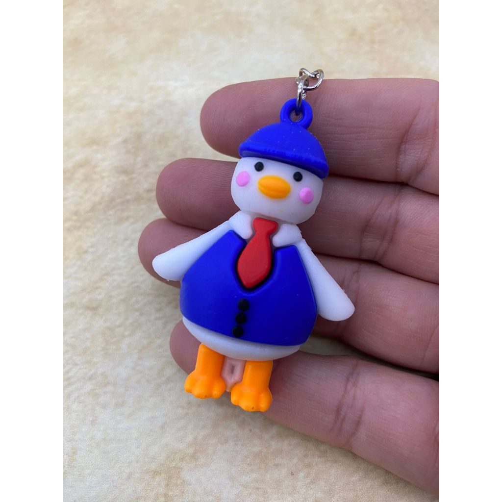 Chaveiro Pato Emborrachado com Gravata