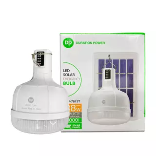 Lâmpada 38w Recarregável USB Mais Placa Solar Camping Pesca Emergências Potente Original DP Led