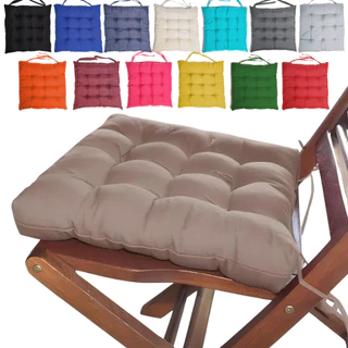 Kit 4 Almofadas Futon Acento 40x40cm Encosto Cadeira Macia