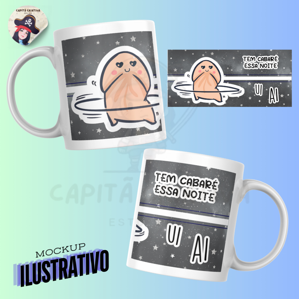 Caneca Piroquinha tem cabaré essa noite ui ai