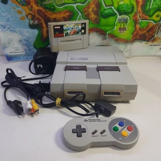 Super Nintendo Completo com Jogo SNES