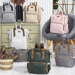 Mochila Maternidade Passeio Multifuncional Oslo Com Bolso Térmico Batistela Baby