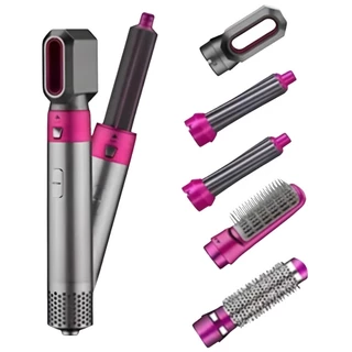 Secador Alisador E Modelador De Cabelos 5x1 PotenteBOMMAX-BM-A206-220V