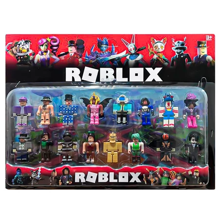 Kit roblox 16 bonecos articulados lego 8 cm kit completo 