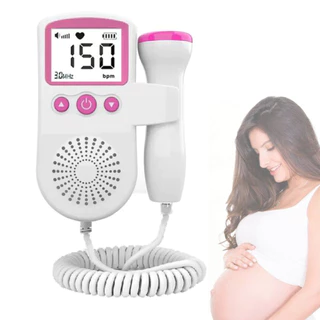 Monitor De Frequência Cardíaca Para Bebês Uso Doméstico Display De Gravidez Detector De Som Fetal Bebê