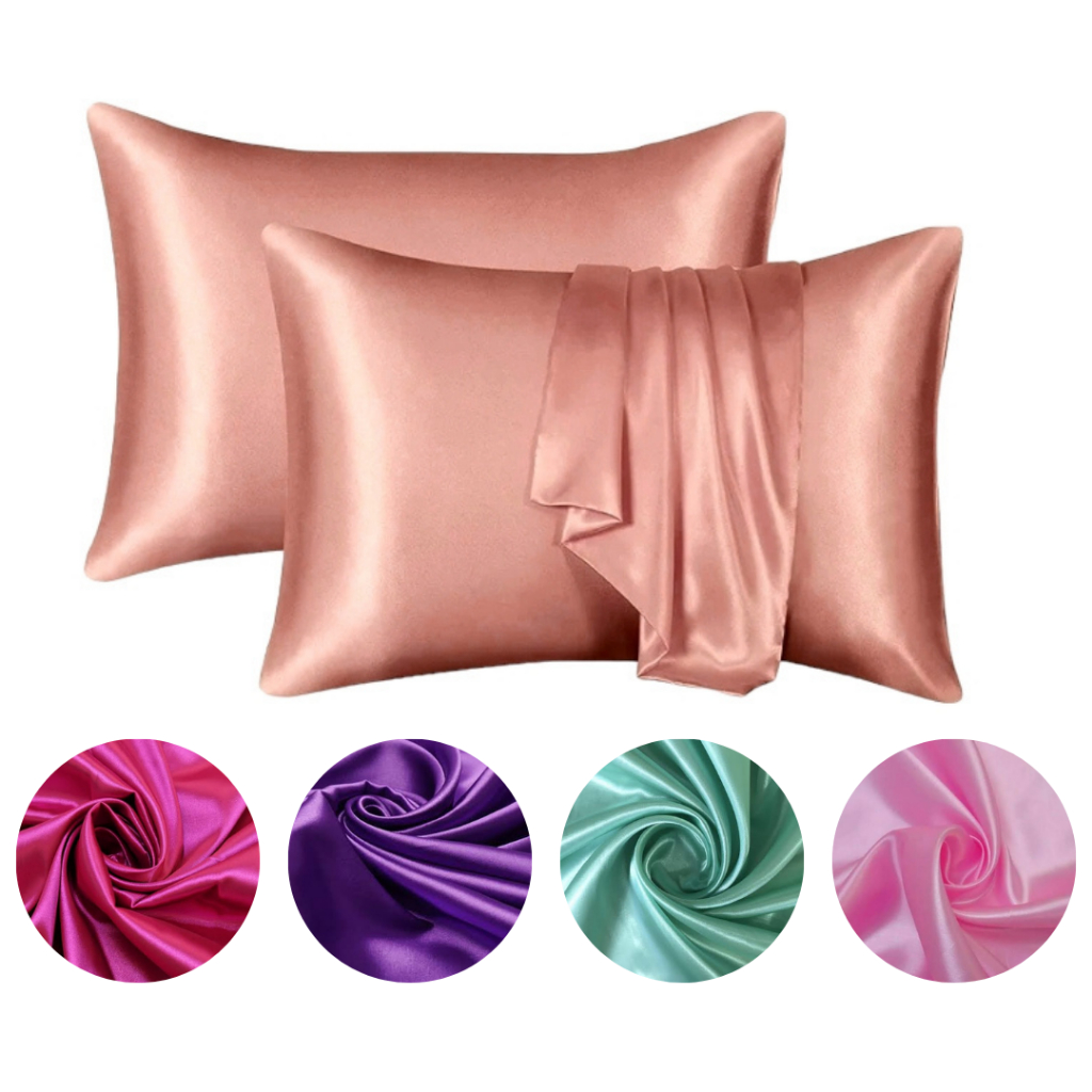 Fronha de Cetim anti frizz avulsa - Capa para travesseiro | Shopee Brasil