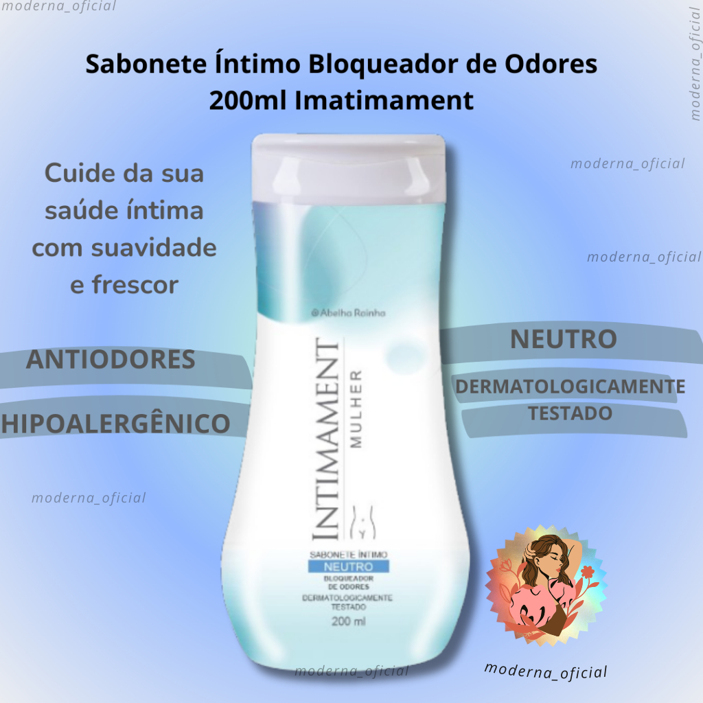 Sabonete Íntimo Bloqueador de Odores 200ml Abelha Rainha | Shopee Brasil
