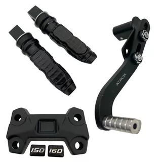 Kit Pedal De Cambio Pedaleira Mesa De Guidão Titan/Fan/Start 150/160
