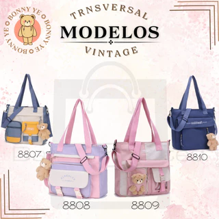 Bolsa - Bag de Ombro Transversal Moda Exclusiva Coreana/Japonesa + Ursinho (8807/8808/8809/8810)