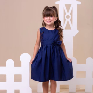 Vestido Infantil Liso de menina Sedinha Alta Qualidade