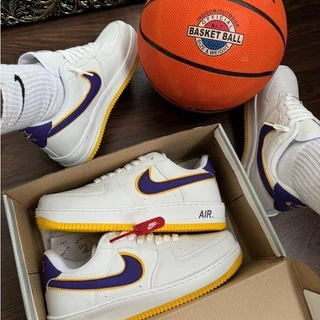 Tênis Unissex 1 Lakers Casual Confortavel Lançamento Envio Rapido