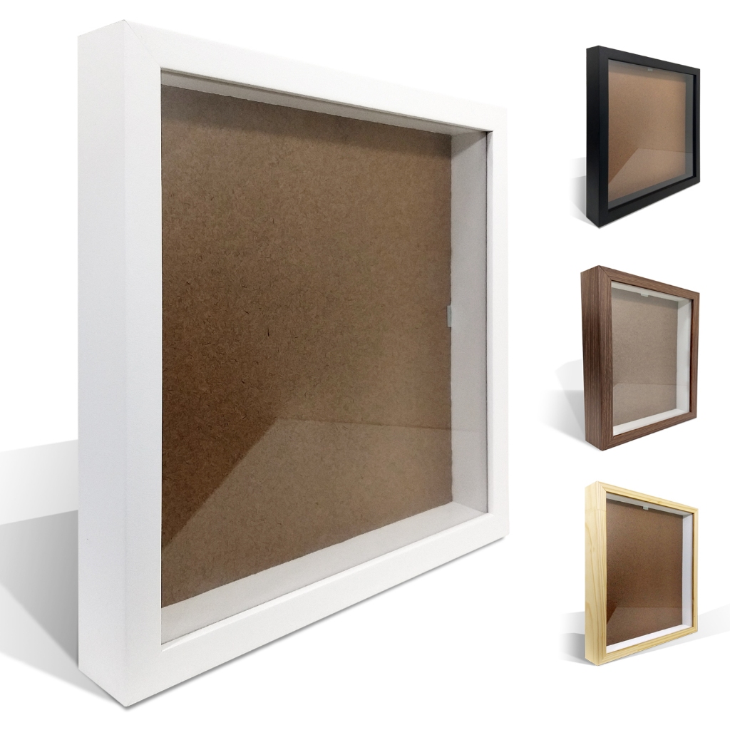 Moldura Caixa Alta 30x30 Branco