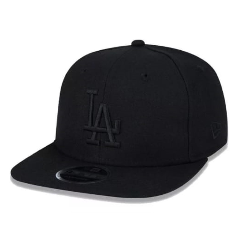 Boné LA Aba Reta Los Angeles Aba Curva Beisebol Fechado Snaplack ...