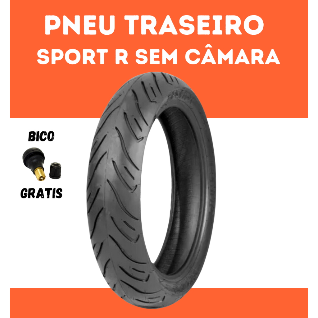 PNEU TRASEIRO TITAN FAN FAZER 150 DK 150/160 YBR SEM CÂMARA | Shopee Brasil