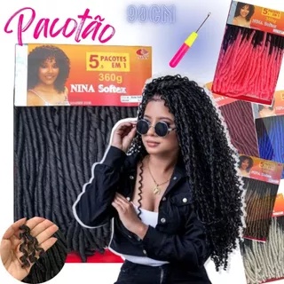 Nina Softex Pacotão 5 em 1 Cabelo Cachos 3c 4a
