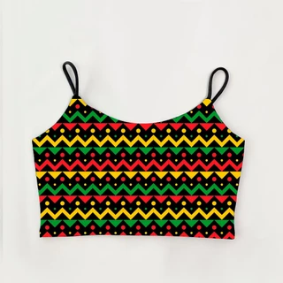 Top Fitness Feminino Alça Alcinha Treino Academia Musculação Crossfit Suplex Premium Estampado Floral Abstrato Cannabis Folhas