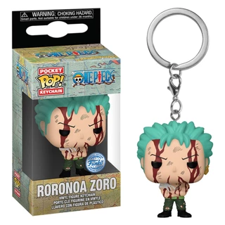 CHAVEIRO FUNKO POCKET POP KEYCHAIN ONE PIECE EXCLUSIVE - RORONOA ZORO, NOTHING HAPPENED (76880) NOVO ORIGINAL