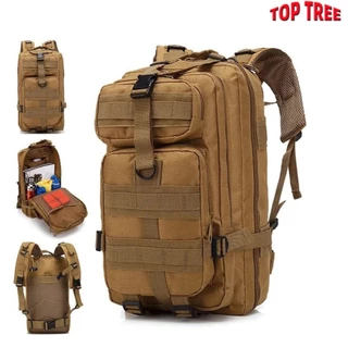 Mochila Assault Militar Tática Impermeável Camping Bolsa Masculino Feminino Top Tree