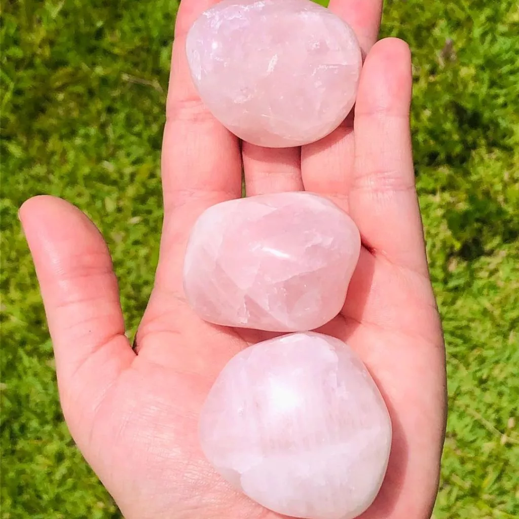 Quartzo Rosa polido