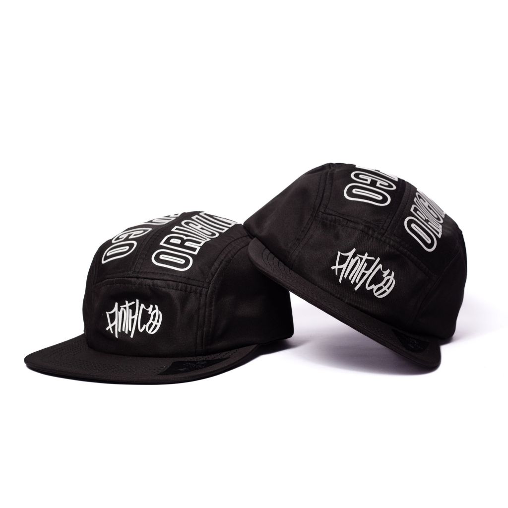 Boné Five Panel Aba Reta Fitão Strapback Streetwear Sil Anth Co Original