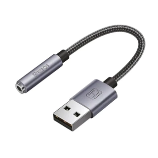 Placa De Som Usb P3 Fone Microfone 3.5mm Pc Notebook