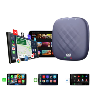 Streaming Box Automotivo Carro Para Carplay Android Auto Sem Fio Sistema Android 13.0 e 8GB RAM 128GB ROM