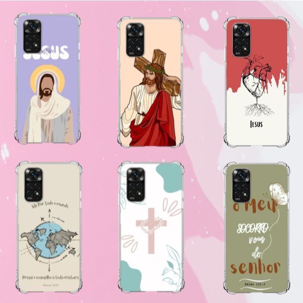 CAPA TPU DESENHOS VARIADOS RELIGIÃO CAPINHA REDMI NOTE 11/ NOTE 11S (4G)