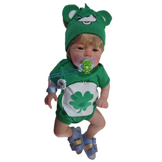 Bebê reborn menino corpo inteiro de vinil siliconado