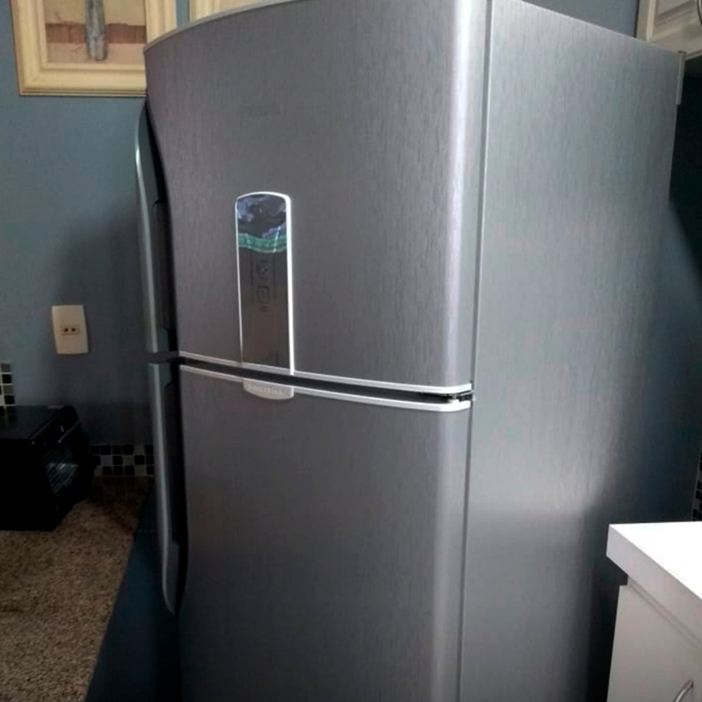 Vinil Adesivo Aço Inox Prata Escovado Tipo Contact Para Envelopamento ...