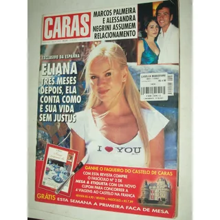 Revista Antiga 2001 Caras Eliana .