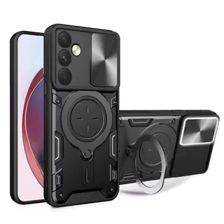 Top Capa Para Samsung Galaxy A55 5G -- Capinha Case Proteção de Câmera Suporte 360 Armadura Militar