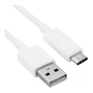 Cabo USB Tipo-c Carga Rápida 1 ou 2 Metros Branco