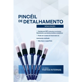 KIT DE PINCÉIS VONIXX PARA DETALHAMENTO AUTOMOTIVO – INTERNO