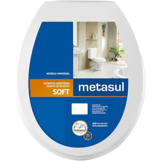 Assento Sanitário Tampa Vaso Oval Deca Celite Logasa Incepa Universal Metasul Soft