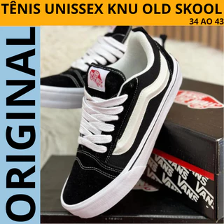 Tênis Unissex Knu Masculino Unissex 34 ao 43 Old Skool Clássico Leve Linha Premium Lançamento do Momento Envio Rápido e BaratO
