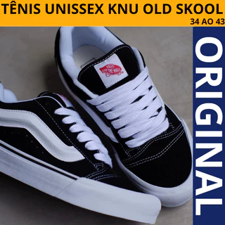 Tênis Unissex Knu Masculino Unissex 34 ao 43 Old Skool Clássico Leve Linha Premium Lançamento do Momento Envio Rápido e Seguro