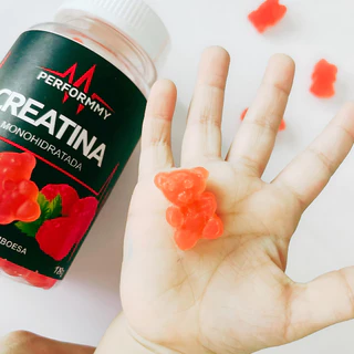 Creatina Performmy Sabor Framboesa em Goma Gummy