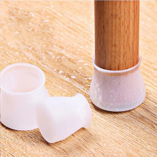 Kit Com 16 Protetores de Silicone para Pés de Cadeira e Mesa Pés Pezinhos Redondos
