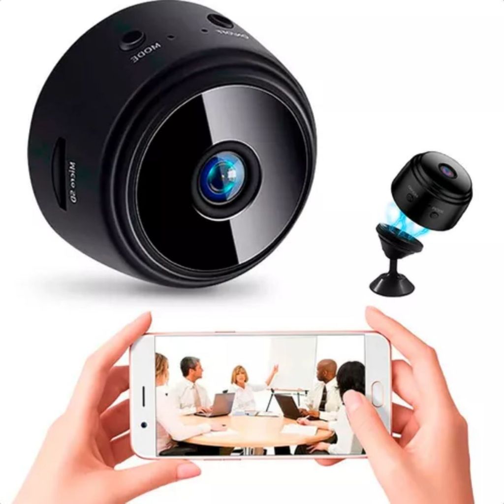 Mini Câmera Wifi Ip Detecção Movimento A9 Visão Full Hd Sem Fio