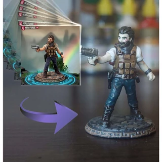 Miniatura RPG Personalizada Hero Forge - Pintada à mão