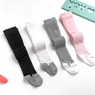 Kit 2 Pares Meia Calça Infantil Fio 80 Grossa Frio Menina Infantil