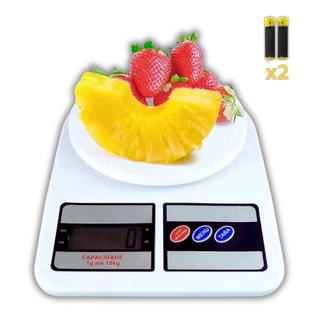 Balança Digital de Cozinha Precisão 2 Pilhas AAA Inclusas, SF-400 / Moment / Até 10 kg