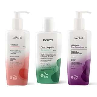 Kit Para Gestante Labotrat (Hidratantes Pré e Pós-Parto e Óleo Corporal) em Oferta na Shopee