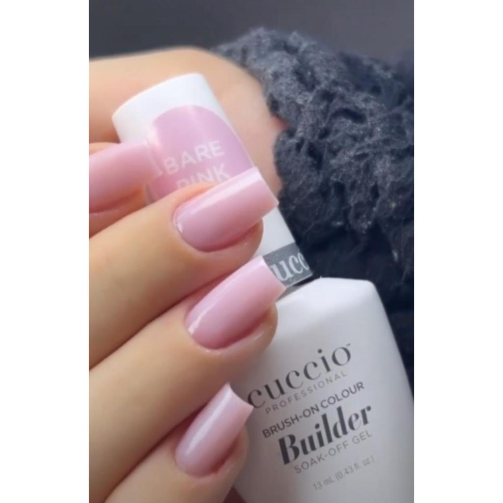 Base em gel BRUSH-ON Colour Cuccio – cor BARE PINK 13ml | Shopee Brasil