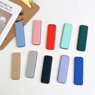 Suporte de Couro Para Celular Adesivo Magnético Dobrável Universal Para Todos Os Modelos